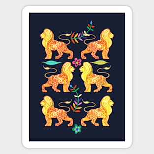 Paper Print Lions Sticker